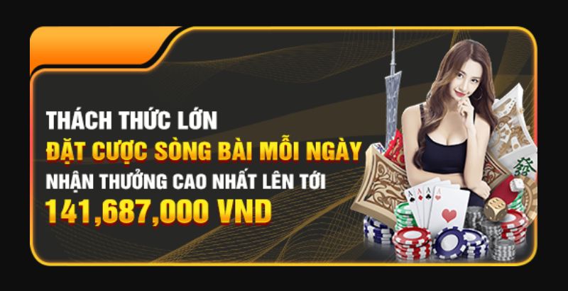 Ưu đãi thách thức Poker 141,687,000 VND